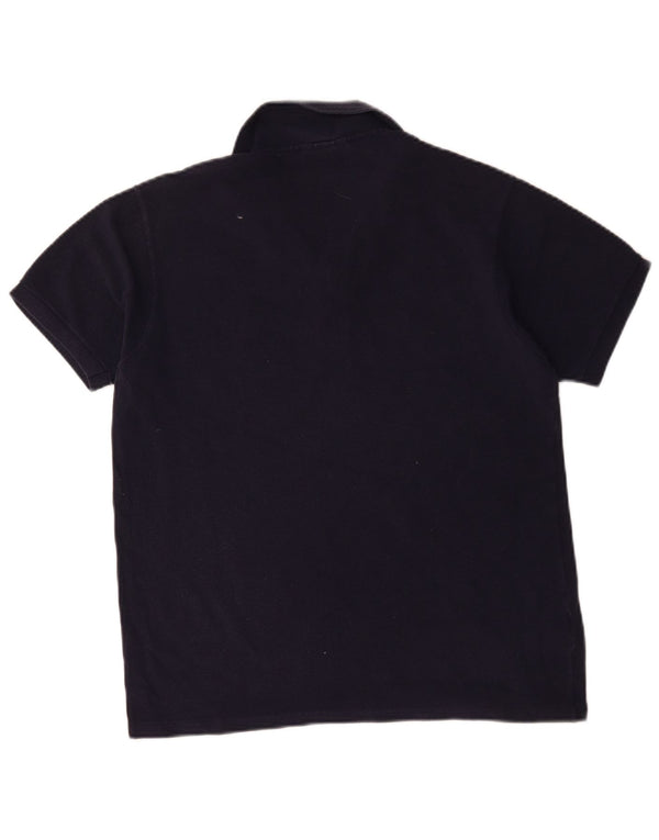 Lacoste Mens Classic Fit Polo Shirt Size 4 Medium Navy Blue Cotton
