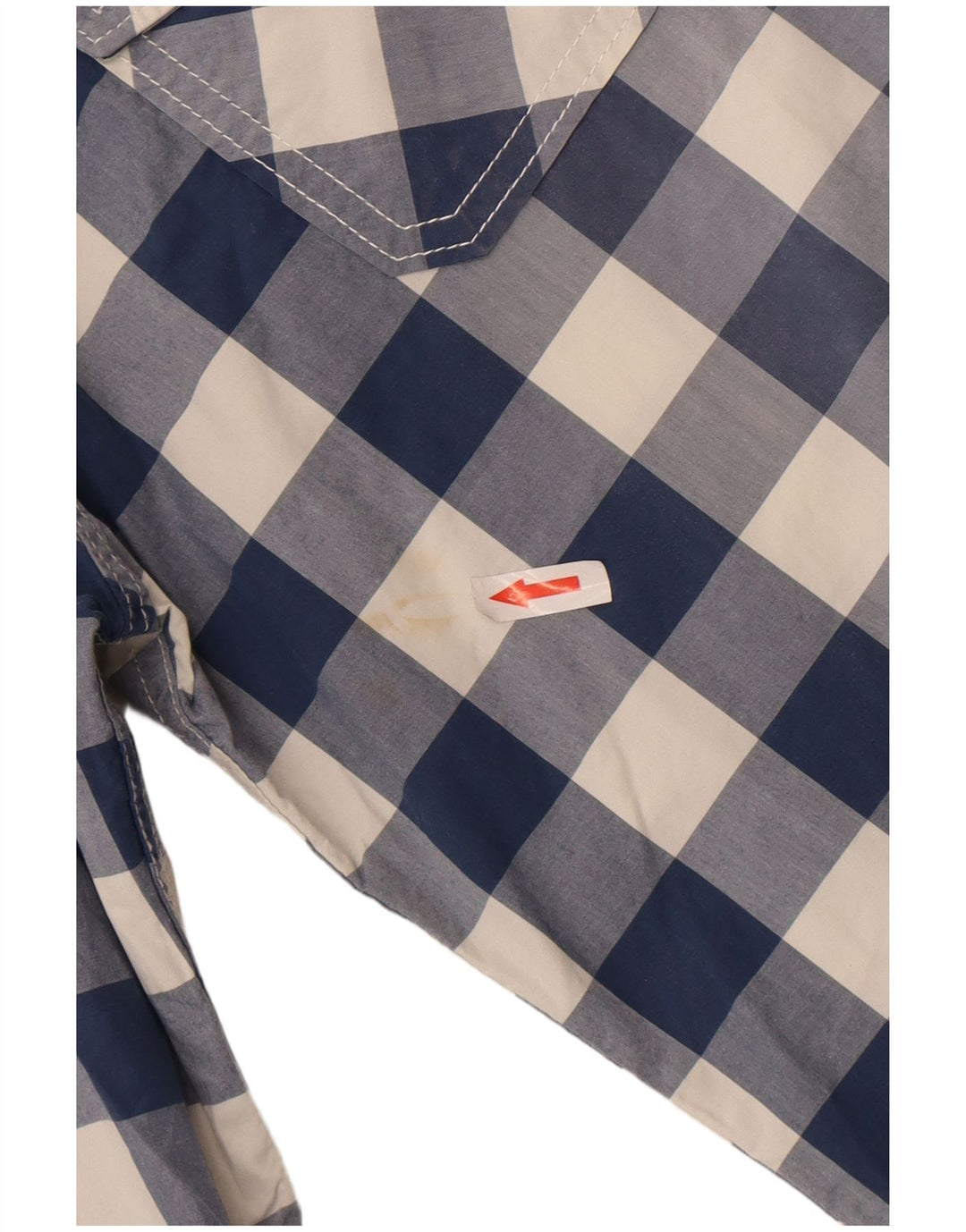Camisa Superdry para hombre 2XL Algodón a cuadros azul