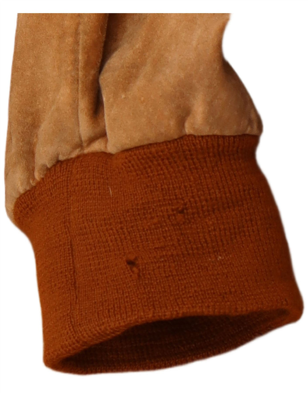 VINTAGE Chaqueta bomber de ante para hombre Reino Unido 42 XL Cuero marrón