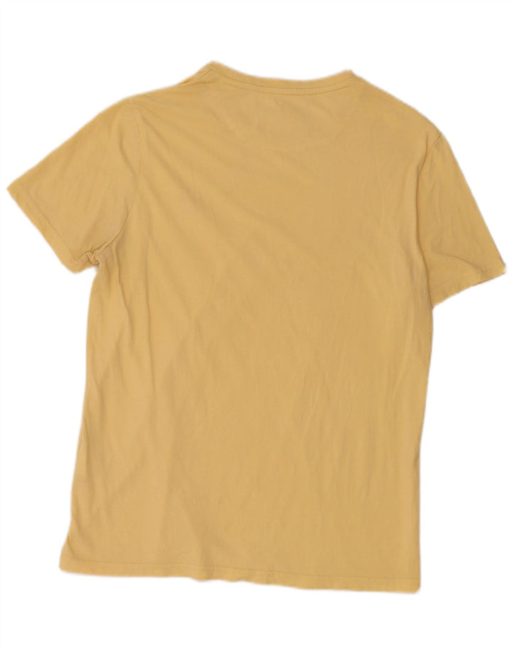 LYLE & SCOTT Camiseta para hombre Top Small Amarillo Algodón