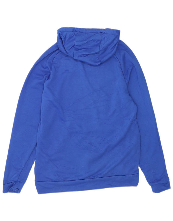 Nike Dri Fit Graphic Sudadera con capucha para hombre, color azul medio, poliéster