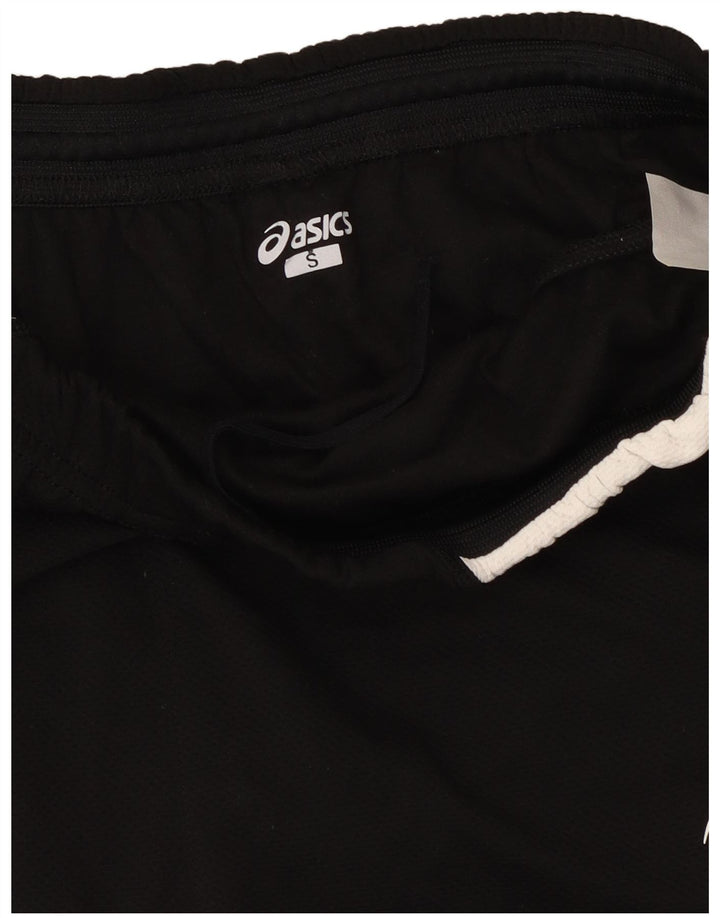 Asics Shorts deportivos gráficos para mujer UK 10 Small Black Colourblock Poliéster