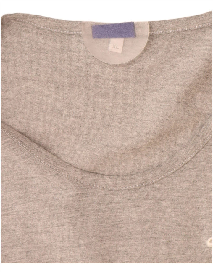 ASICS Camiseta sin mangas gráfica para niña 15-16 años XL Gris moteado