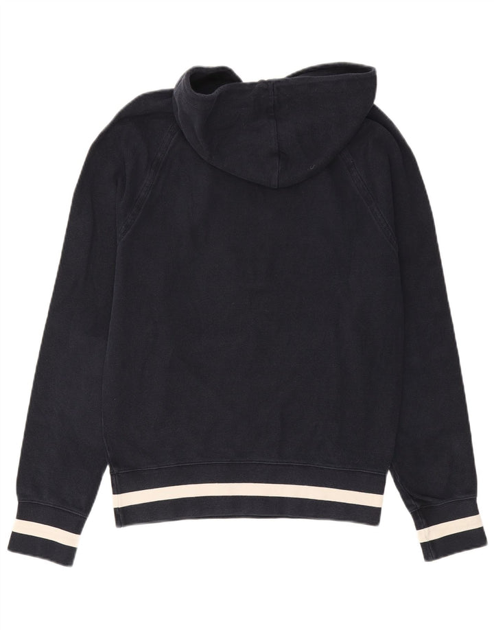 Fred Perry Hombre Sudadera Con Capucha Jersey Pequeño Azul Marino Algodón