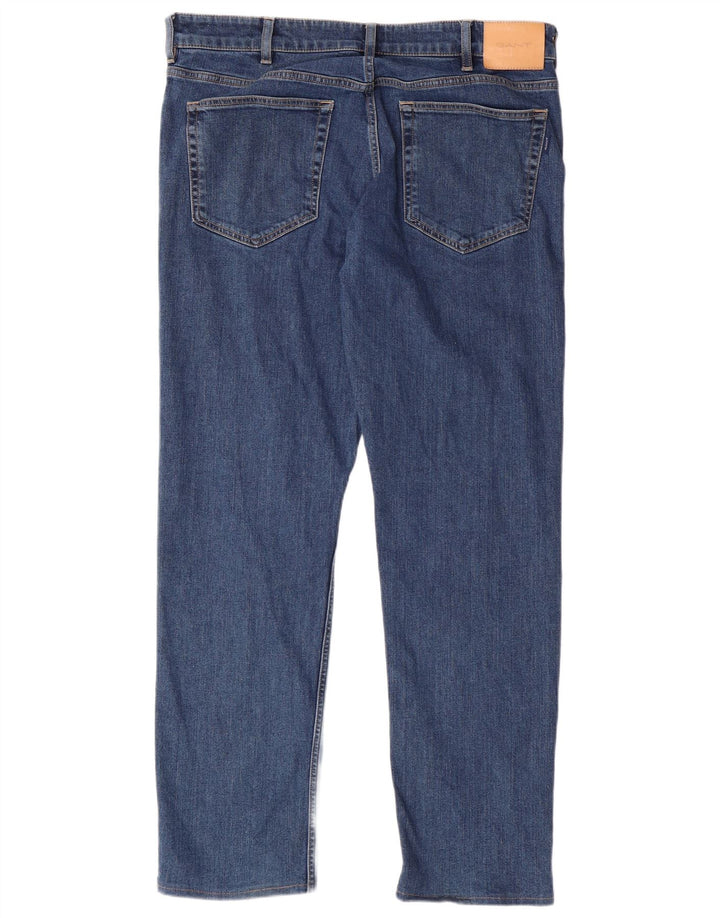 GANT Vaqueros rectos para hombre W34 L30 Algodón azul