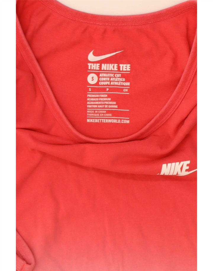 Nike Camiseta sin mangas de corte atlético para hombre, talla pequeña, bloques de color multicolor