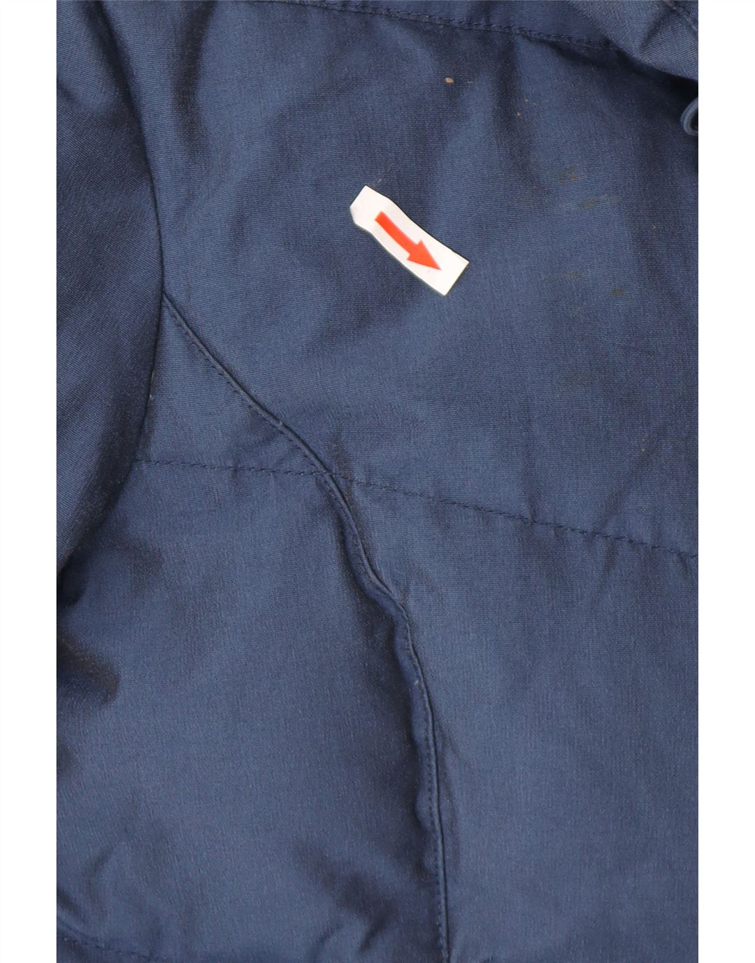 Woolrich Chaqueta acolchada para mujer UK 46 Grande Algodón azul marino