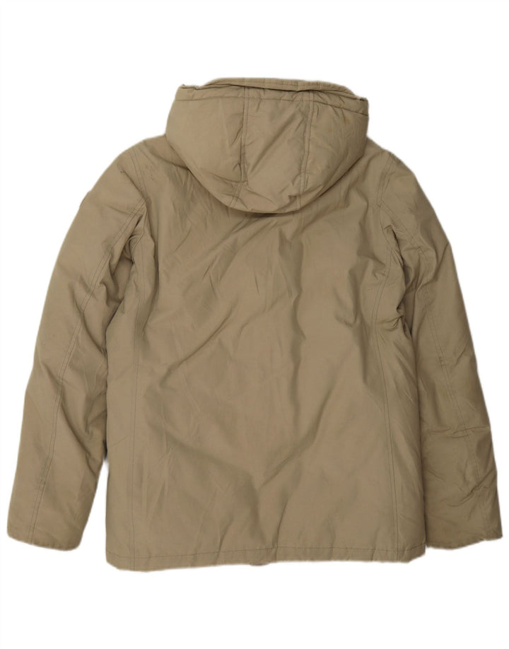 Woolrich Chaqueta acolchada con capucha para niño 11-12 años Algodón beige