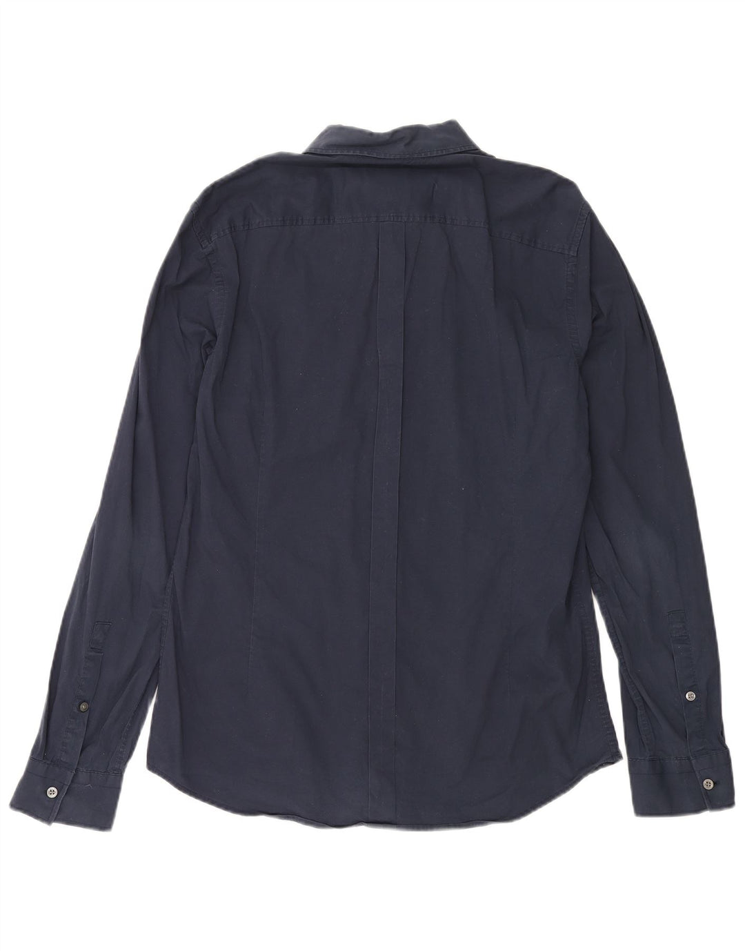 ICEBERG Mens Slim Shirt Medium Navy Blue
