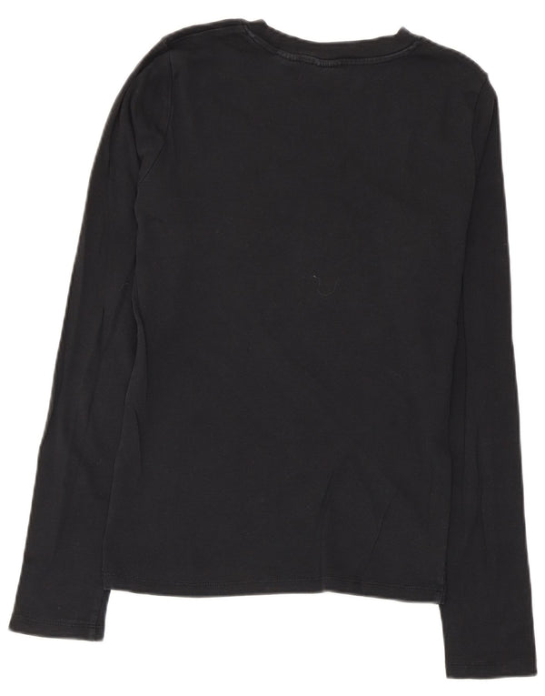 Levi's Top de manga larga para mujer UK 42 Mediano Negro
