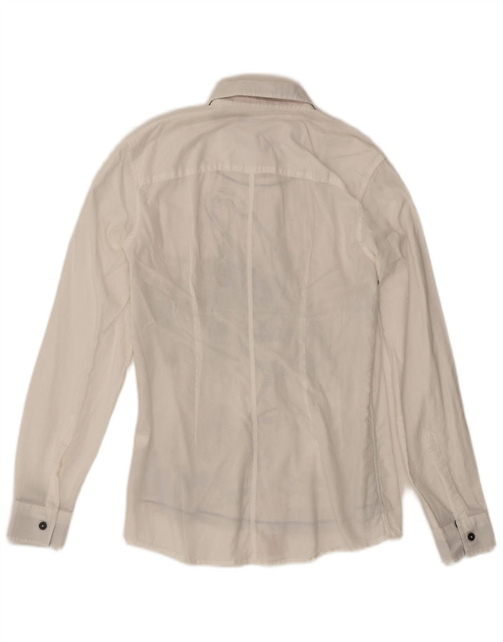 Daniele Alessandrini Camisa Hombre Pequeña Blanca