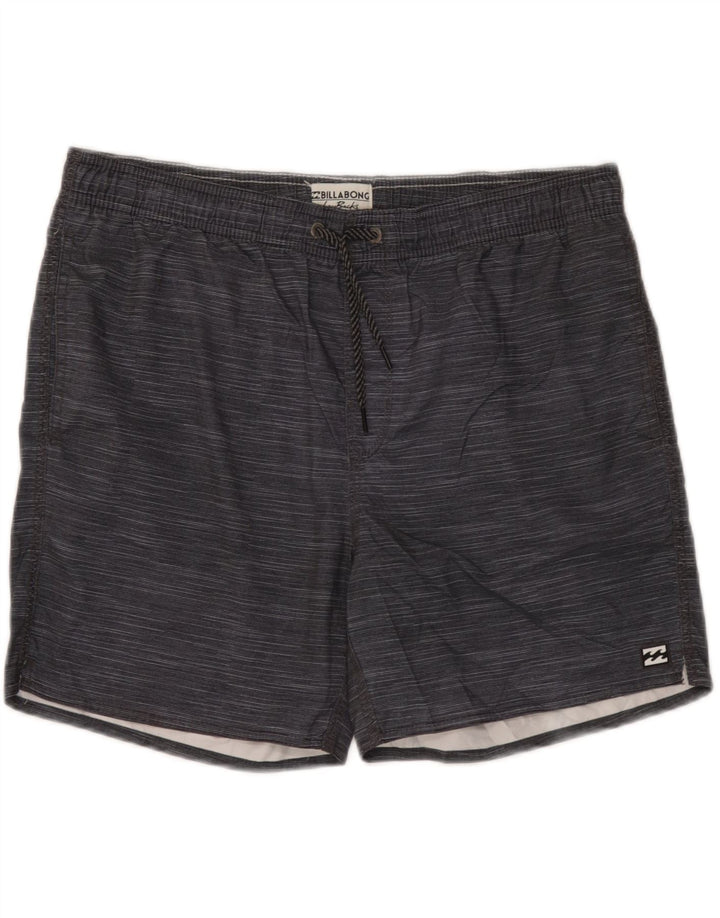 Pantalones cortos deportivos Billabong para hombre Poliéster moteado azul marino mediano