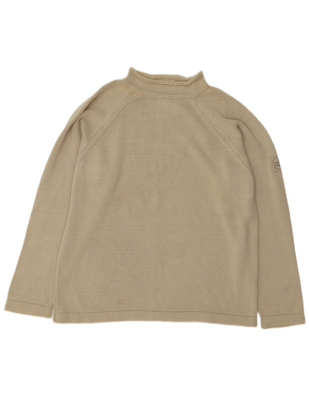 Murphy & Nye Suéter tipo jersey con cuello alto para hombre Sailmakers Algodón beige medio