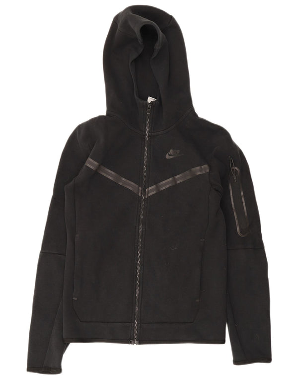 Nike Sudadera con capucha y cremallera para hombre XS Algodón negro