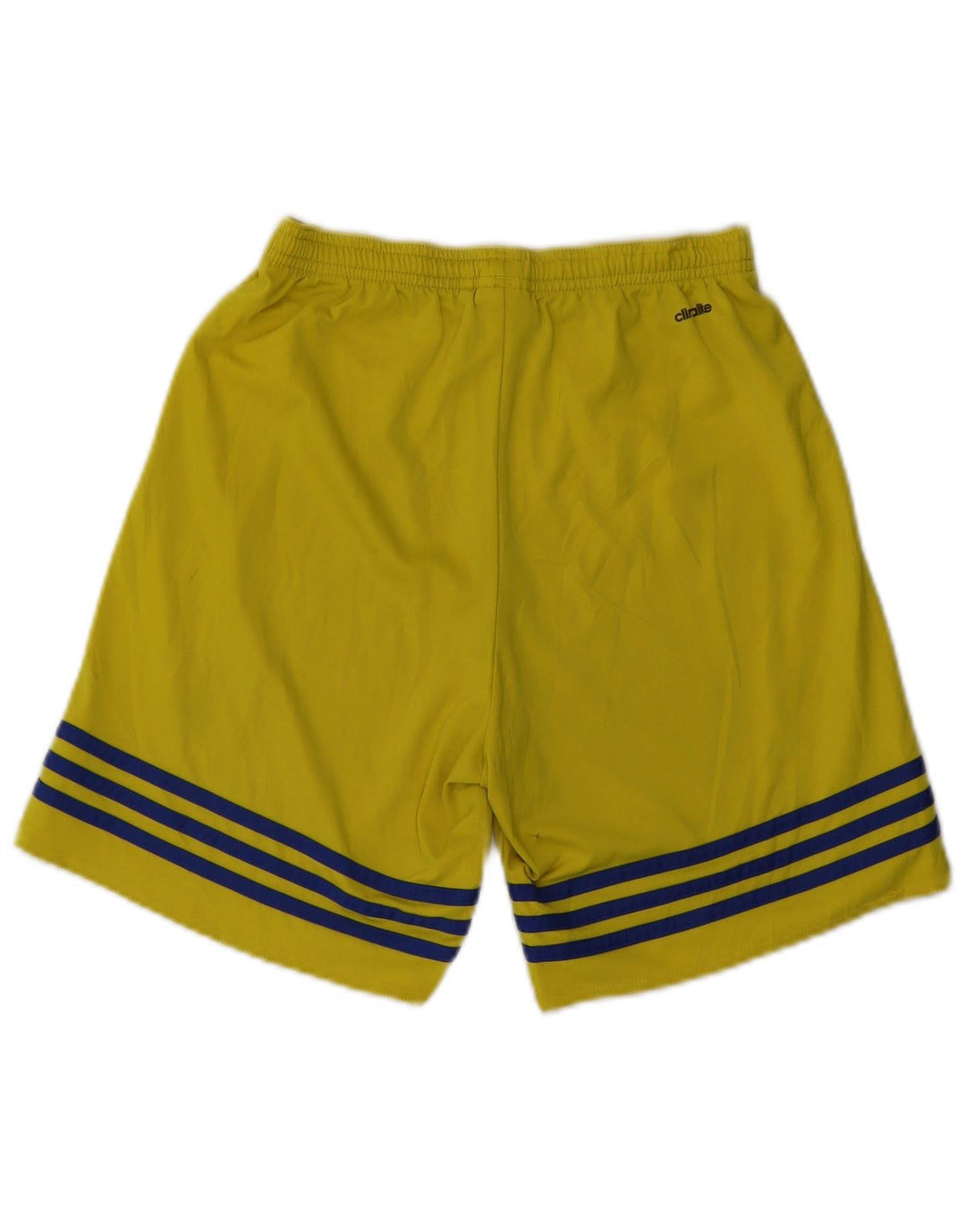 ADIDAS Mens Climalite Sport Shorts Pequeño Amarillo Poliéster