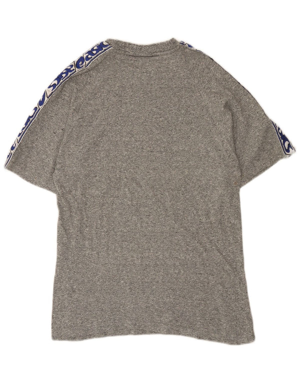 ASICS Camiseta gráfica para hombre Top pequeño gris moteado