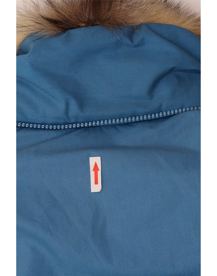 Diadora Chaqueta acolchada reversible para hombre UK 36 Small Azul