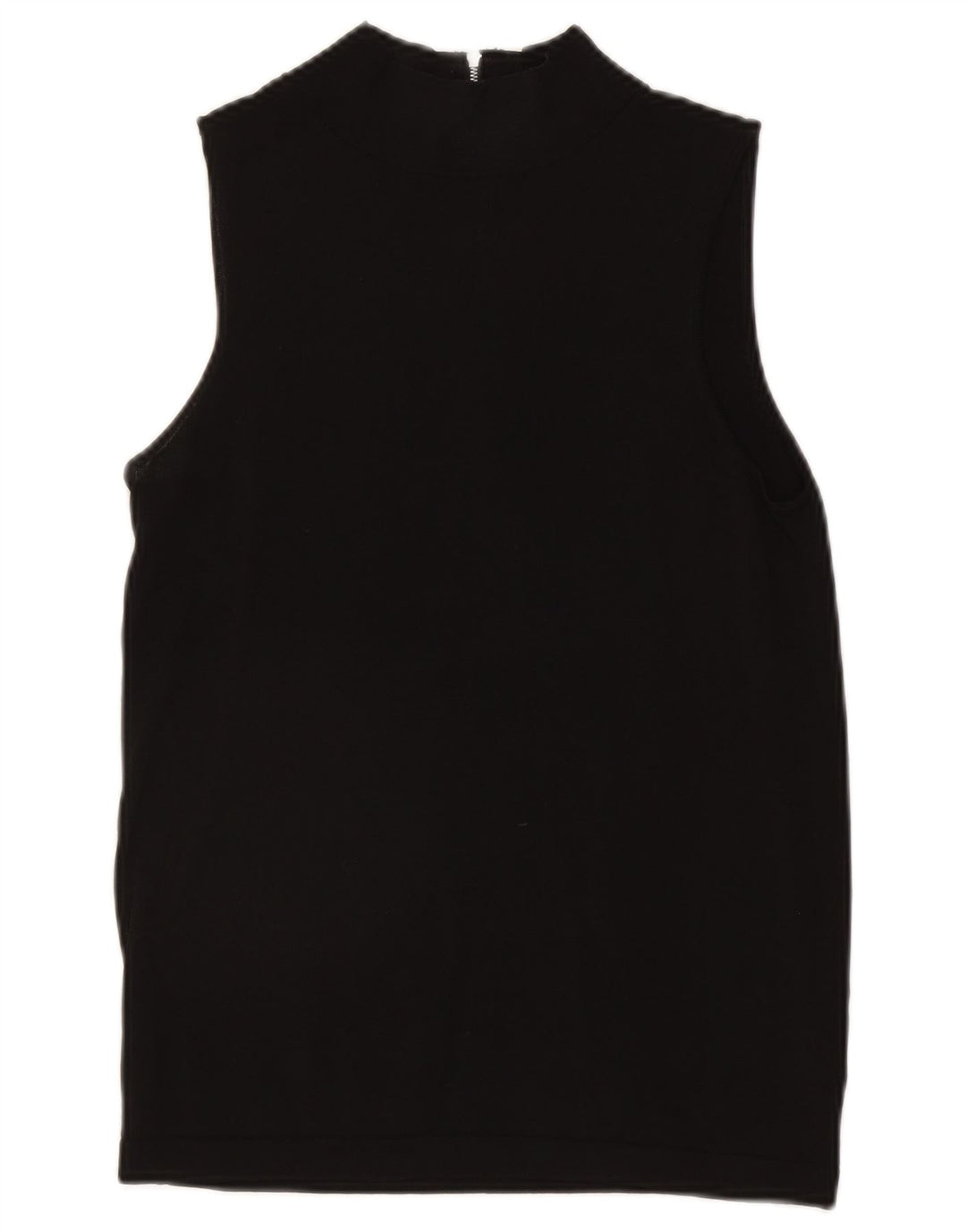 Reiss Top sin mangas para mujer UK 44 Large Viscosa negra