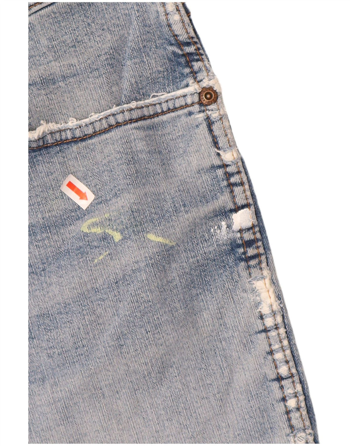 WRANGLER Pantalones cortos de mezclilla elásticos Texas para hombre W40 XL Algodón azul