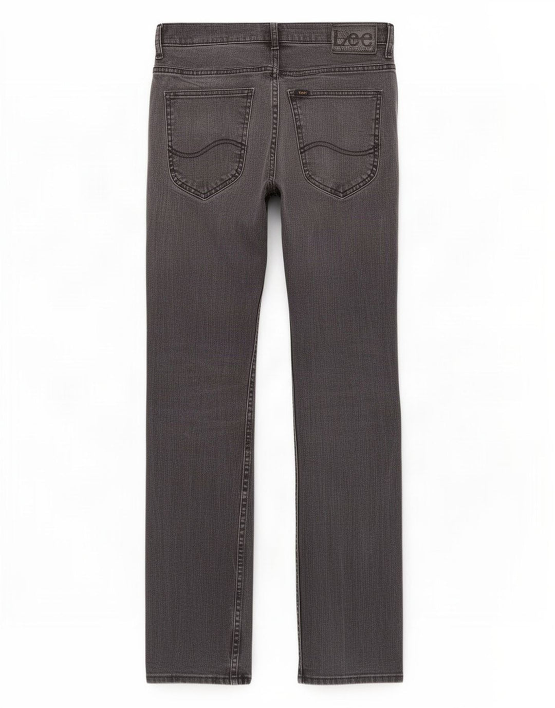 Lee Vaqueros Rectos Para Hombre W29 L32 Algodón Gris