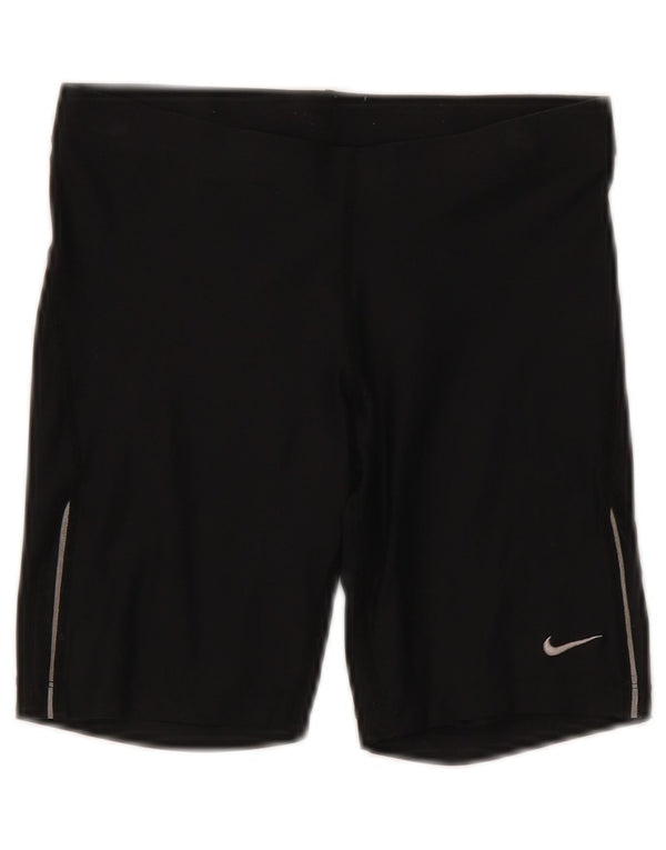 Nike - Pantalones cortos deportivos para mujer, talla 6/8, nailon negro