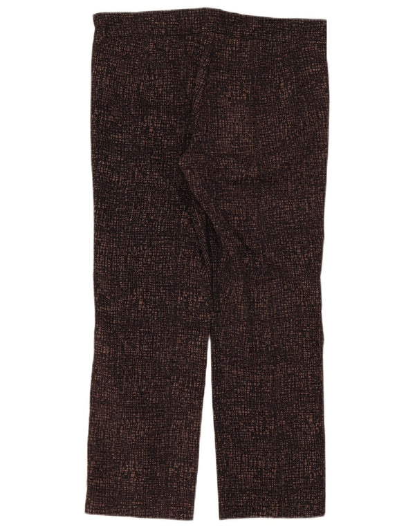 French Connection Pantalones cortos para mujer UK 10 Small W32 L26 Marrón moteado