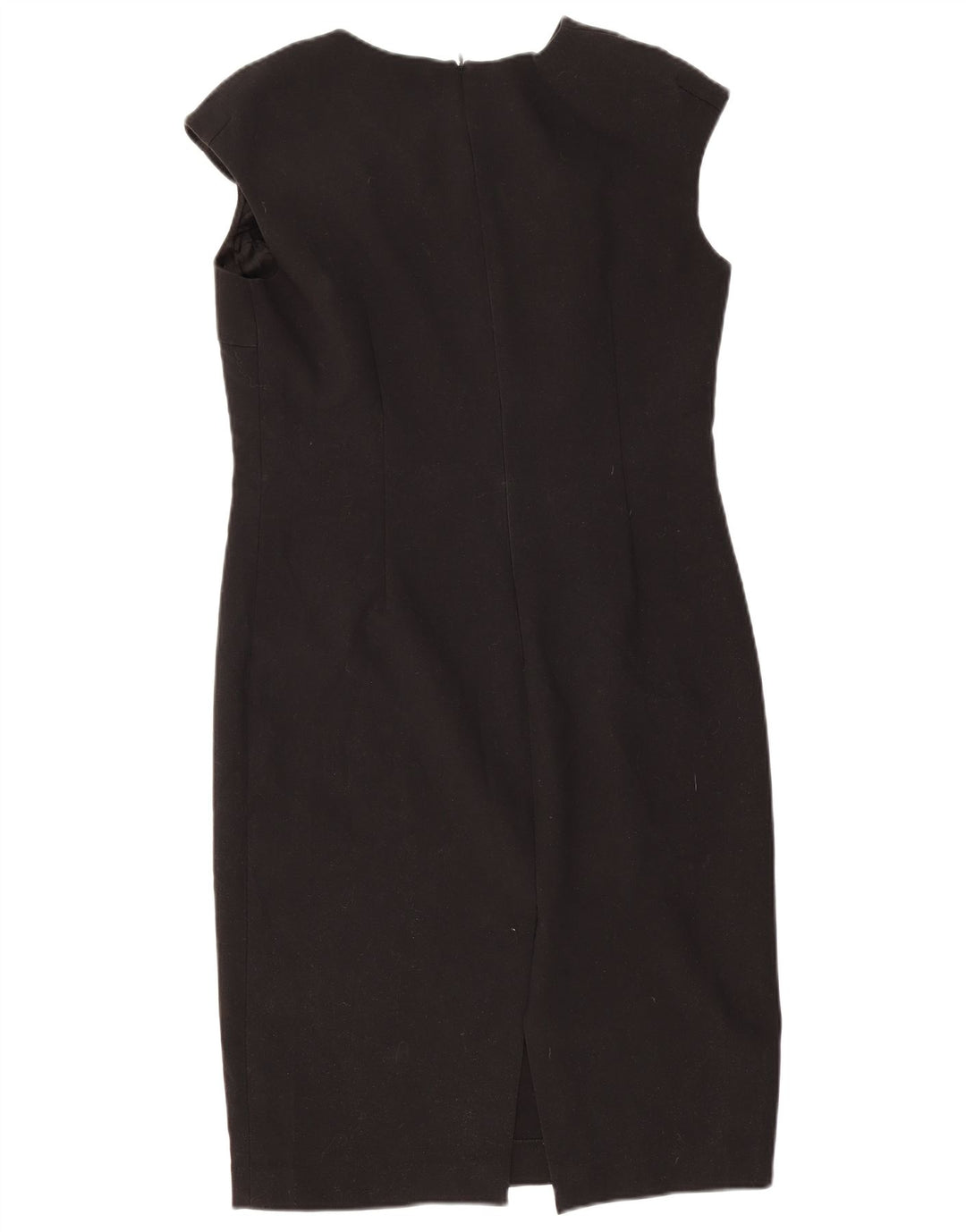 Zara Mujer Vestido Vaina ES 40 XL Poliéster Negro