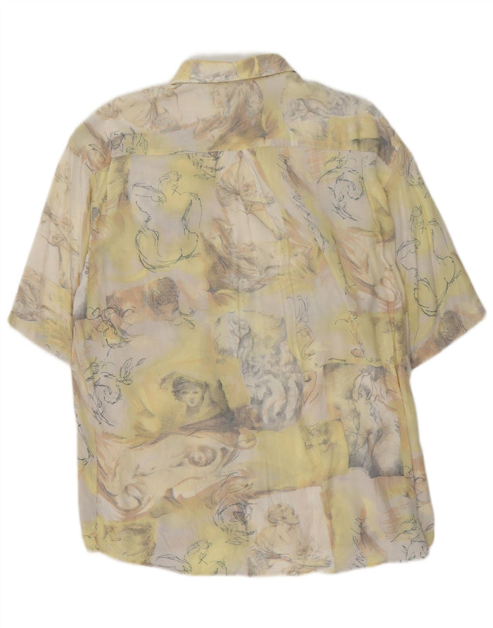 MAC FASHION Camisa Manga Corta Hombre Medium Viscosa Patchwork Multicolor