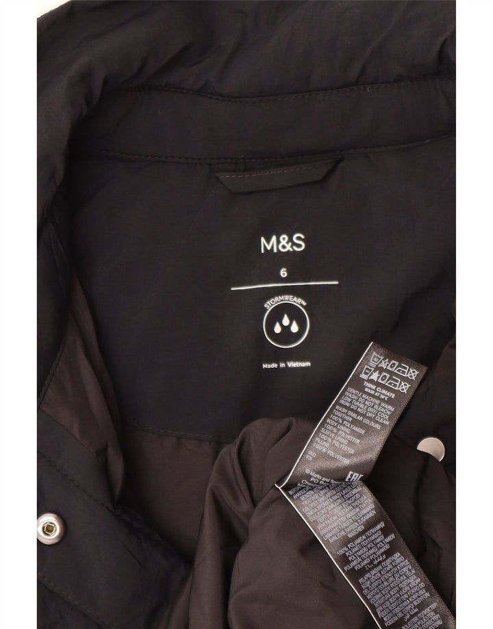 Marks & Spencer Abrigo acolchado extragrande para mujer UK 6 XS Negro