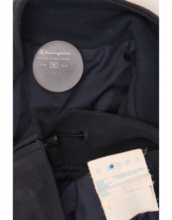 Champion Chaqueta polar para hombre UK 38 Medium Azul marino Poliéster