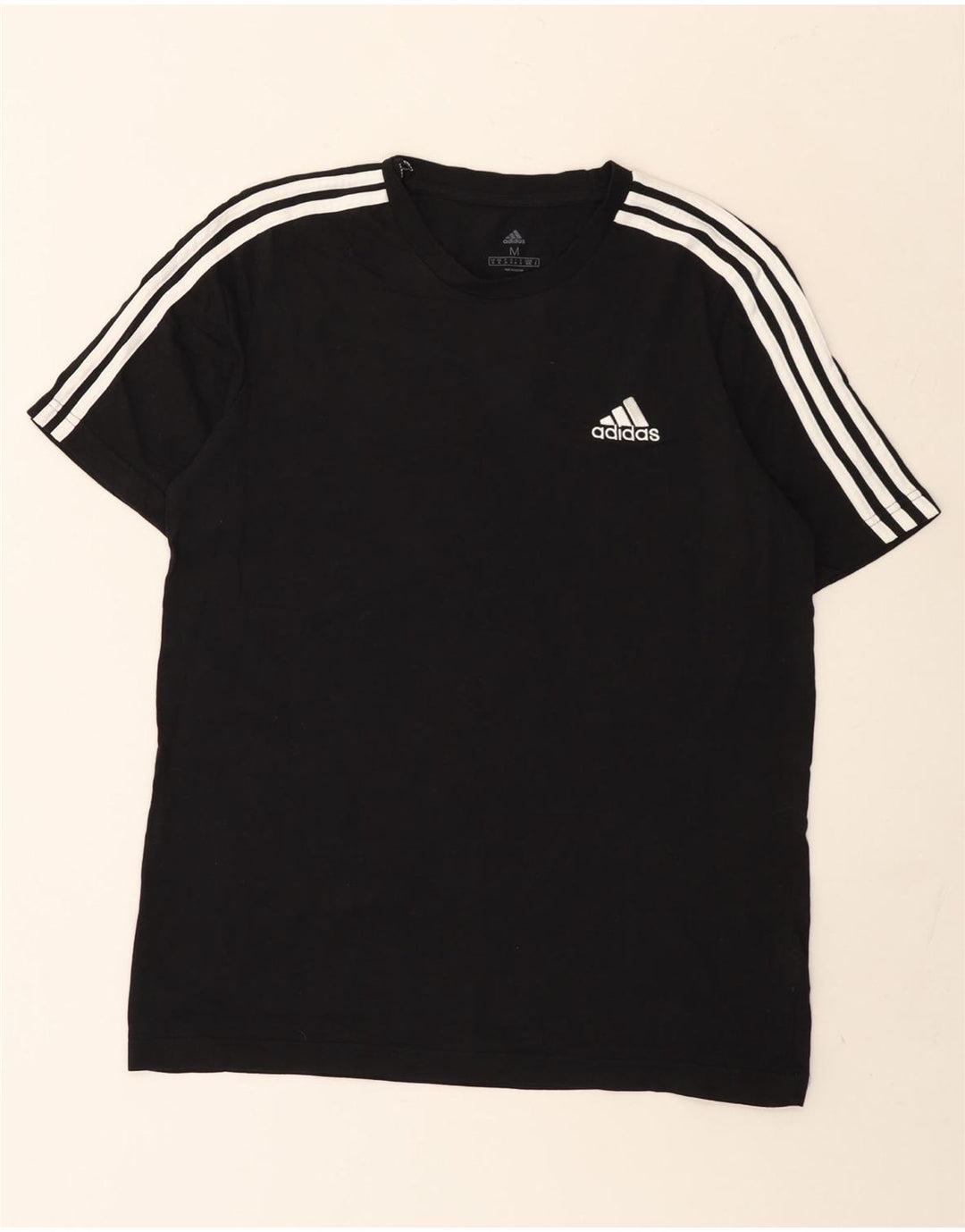 Camiseta Adidas Hombre Top Medium Negro Algodón