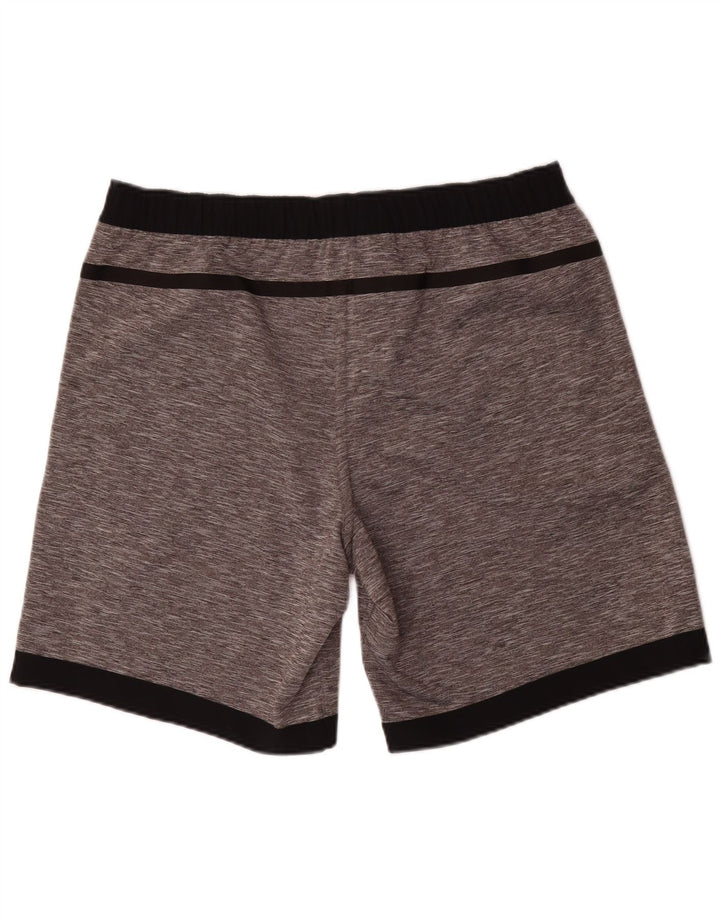Adidas - Pantalones cortos deportivos reversibles para hombre, poliéster, color gris grande