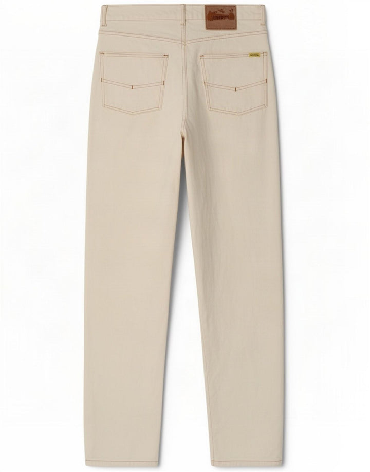 Vaqueros rectos para hombre Genesis W30 L30 blanco roto