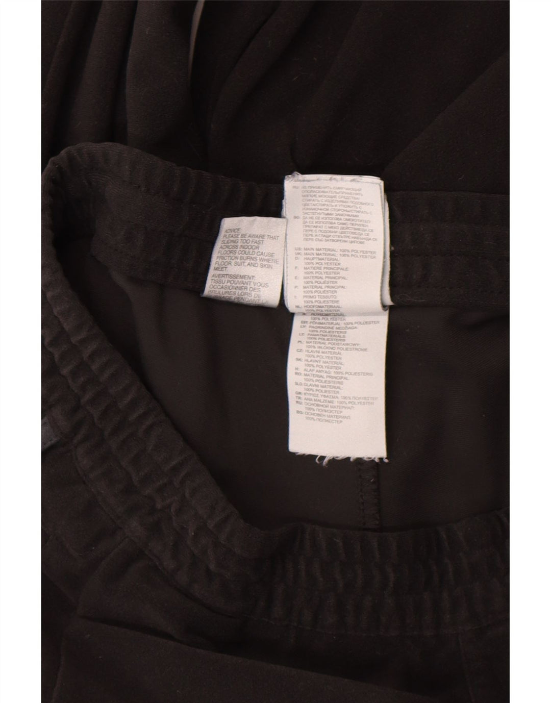Adidas Hombre Velour Chándal Pantalones Joggers Mediano Negro Poliéster