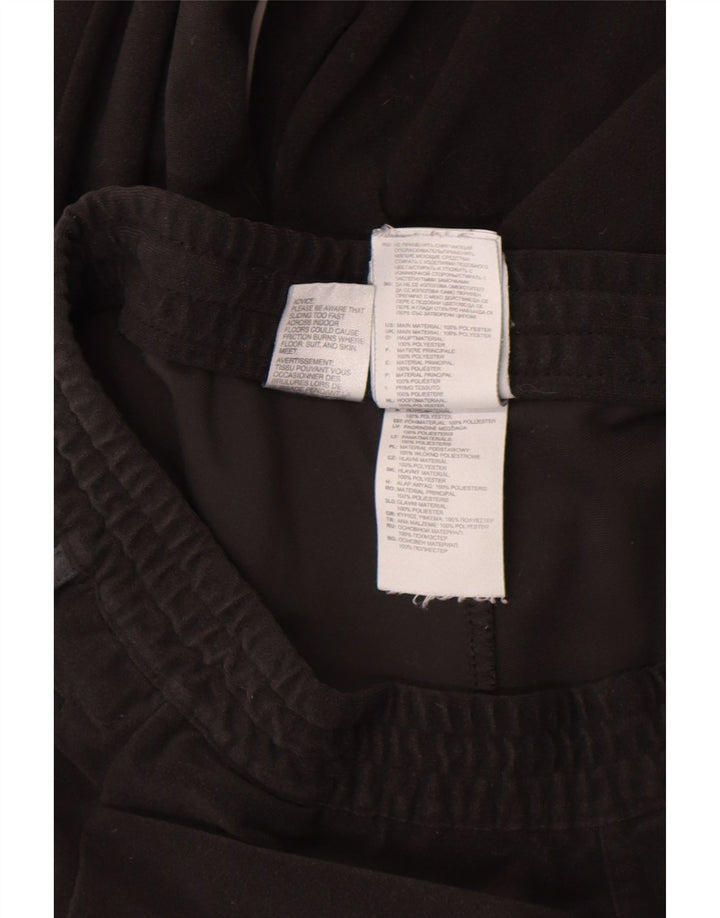 Adidas Hombre Velour Chándal Pantalones Joggers Mediano Negro Poliéster