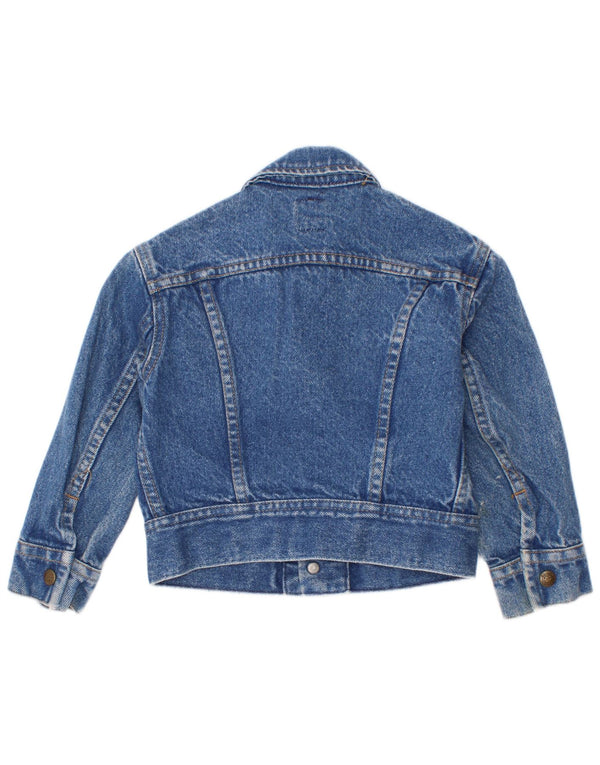 Lee Chaqueta vaquera para niña 4-5 años Grande Algodón azul