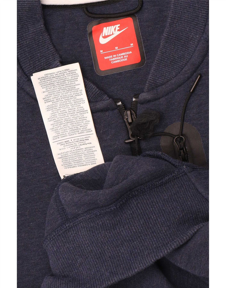 Nike - Chaqueta de chándal para hombre, color azul marino mediano, algodón
