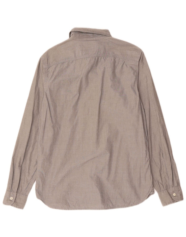 Levi's Camisa de corte estándar para hombre, talla pequeña, de algodón gris