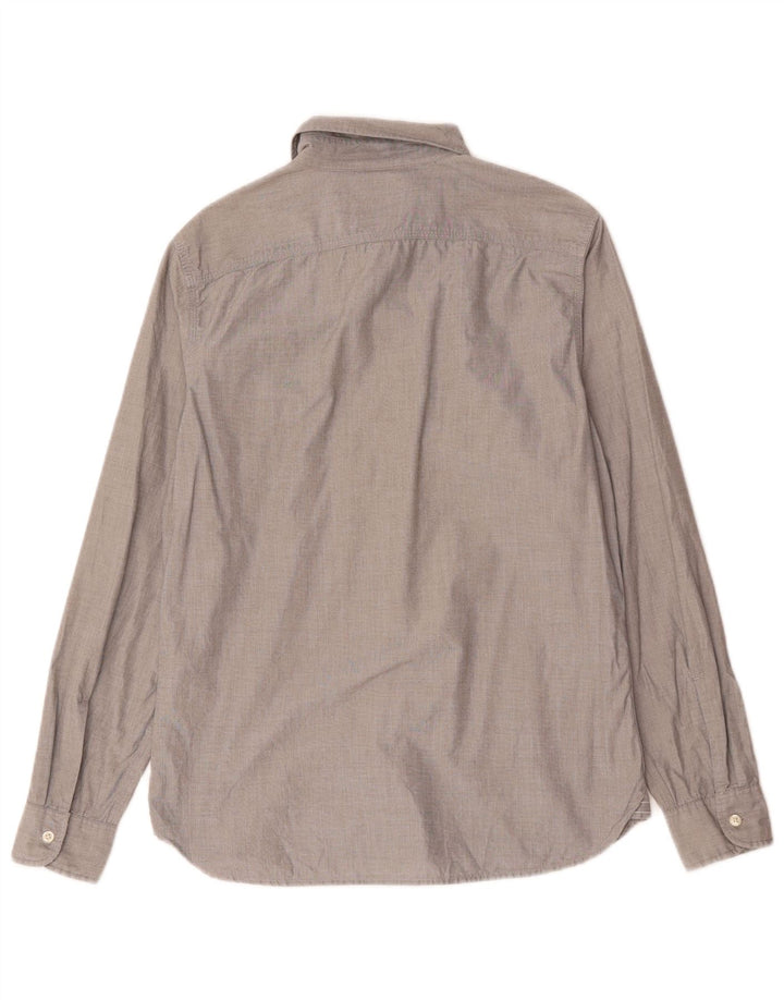Levi's Camisa de corte estándar para hombre, talla pequeña, de algodón gris