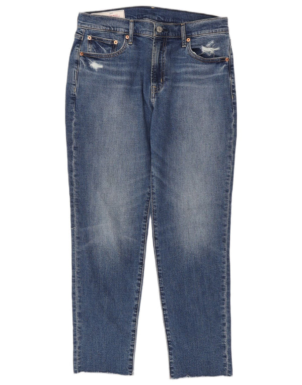 Gap Jeans Ajustados De Talle Medio Desgastados Novia para Mujer W28 L28 Algodón Azul