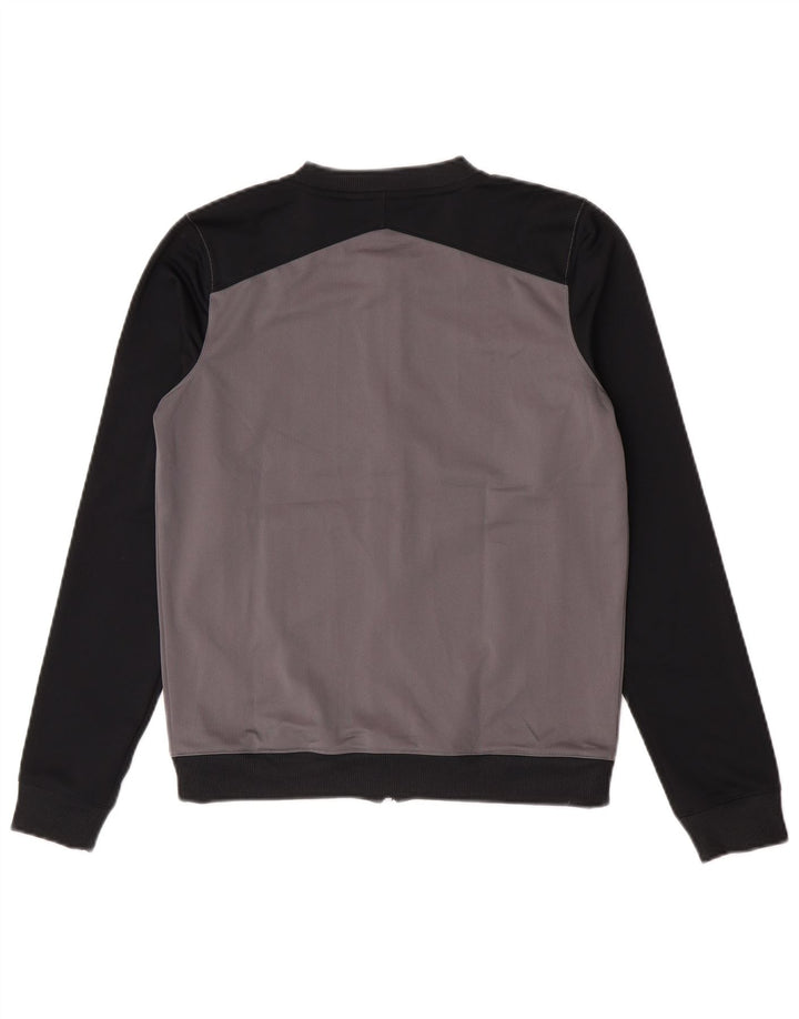 Under Armour Hombre Chándal Top Chaqueta Pequeña Gris Colorblock Poliéster