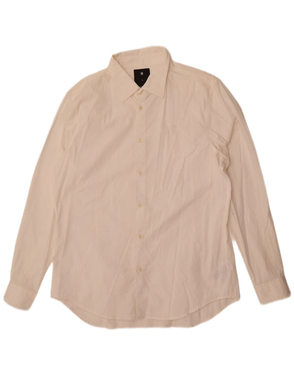 Camisa G-Star Hombre XL Algodón Blanco