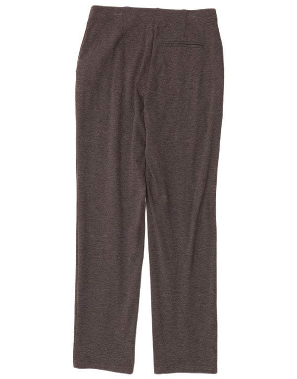 Marks & Spencer Pantalones Chinos Slim para Mujer UK 10 Small W28 L30 Viscosa Gris