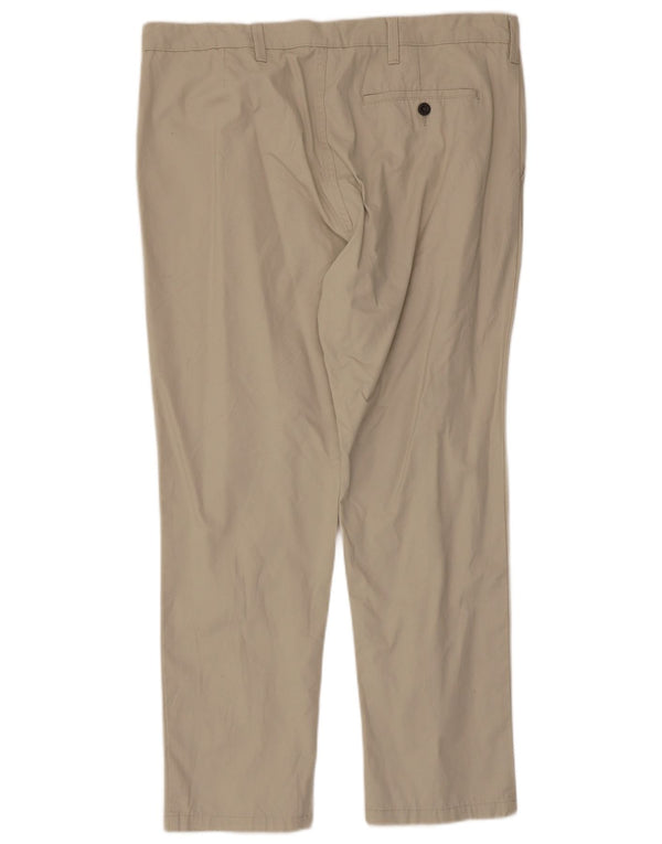 Marks & Spencer Pantalones casuales cónicos para hombre W38 L29 Algodón beige