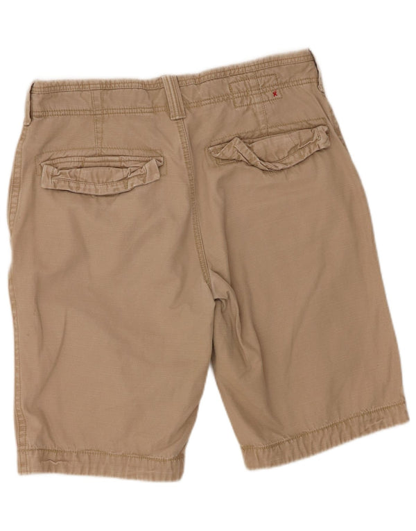 Pantalones cortos informales para hombre Fat Face Medium W32 Algodón beige