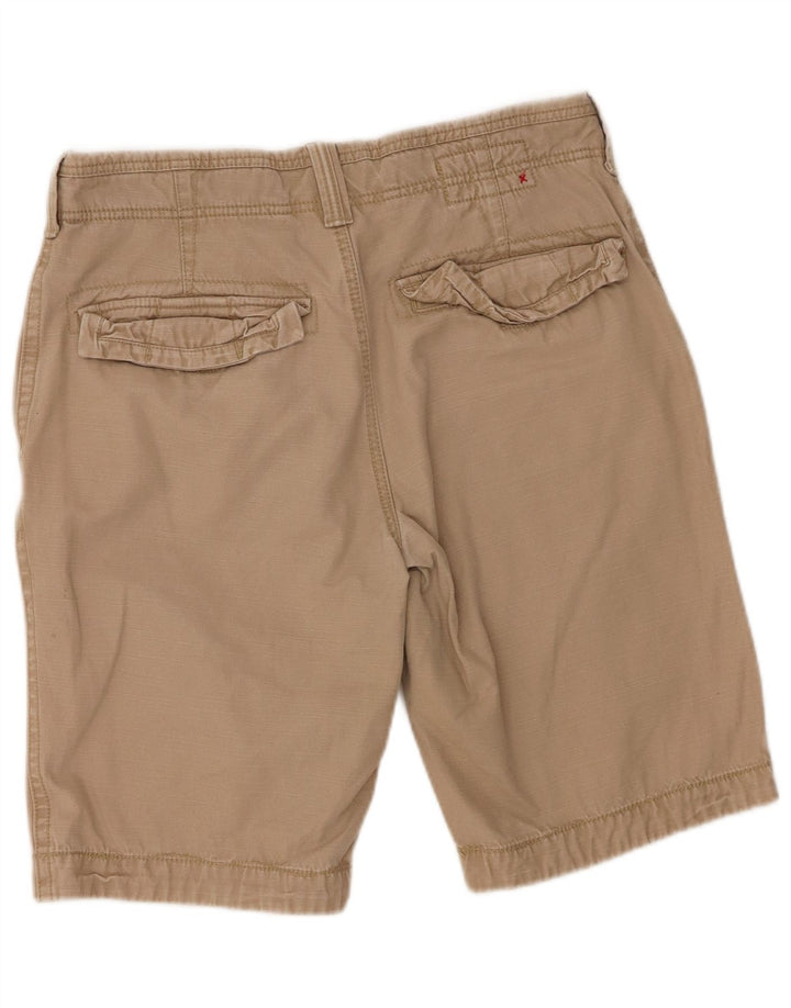 Pantalones cortos informales para hombre Fat Face Medium W32 Algodón beige