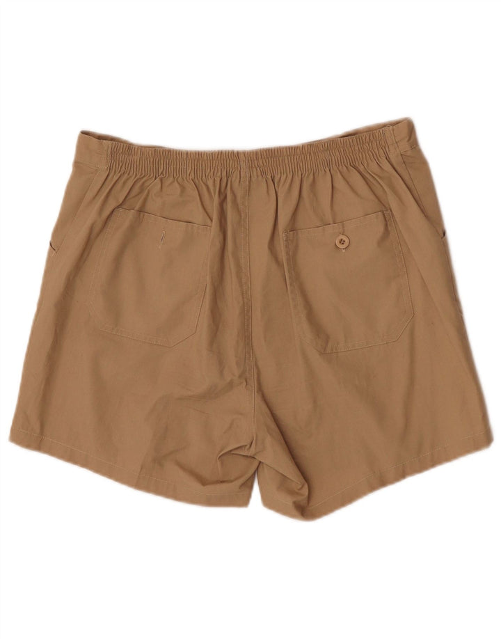 Pantalones cortos casuales para hombre Leader W32 Poliéster beige medio