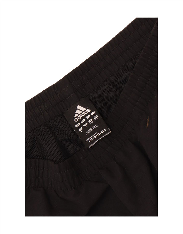 Adidas Mens Climalite Sport Shorts Grande Negro Poliéster