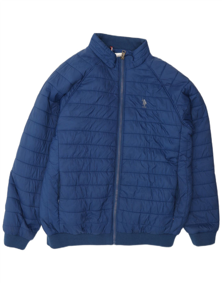 Asociación de Polo de EE. UU. Chaqueta acolchada para hombre UK 42 2XL Azul