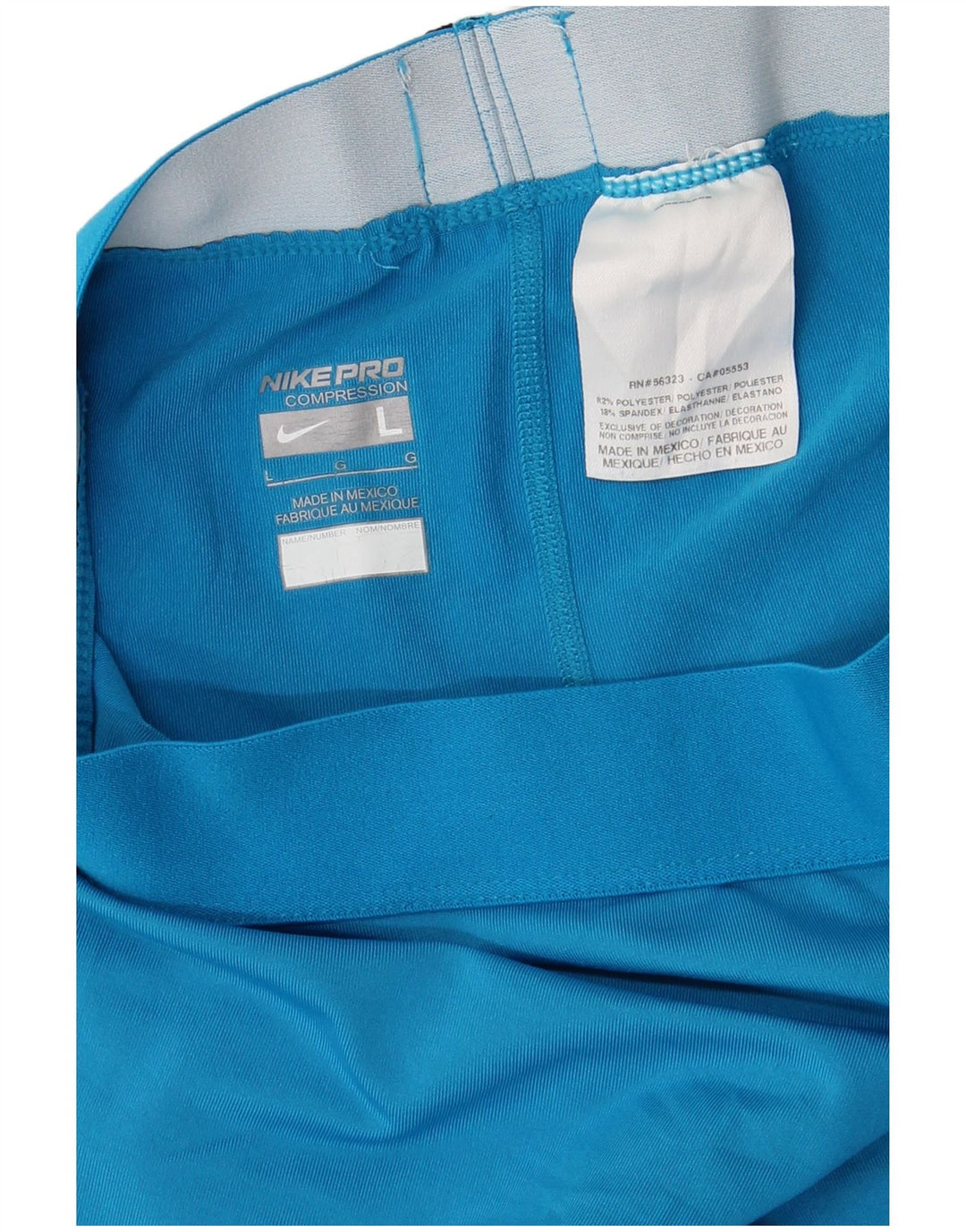 NIKE Leggings capri Dri Fit para mujer UK 44 Poliéster azul grande